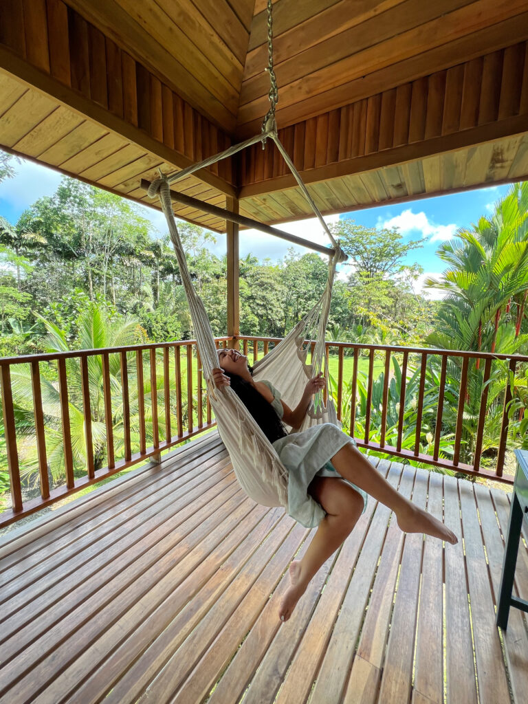 Birdwatching deck at Villa Cocos