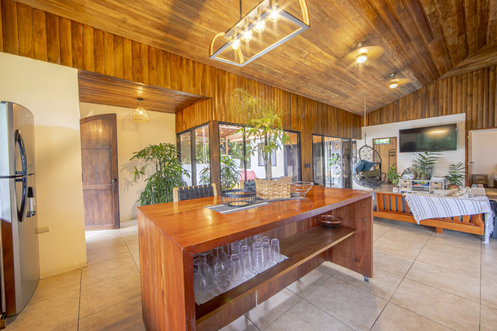 Fully equipped kitchen at Villa Cocos