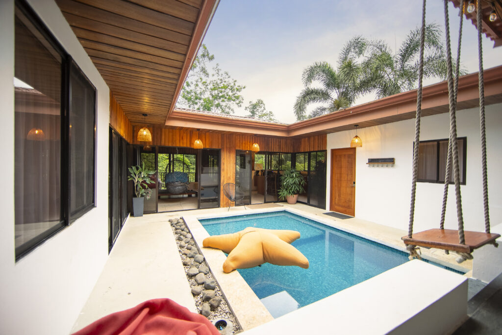 Private pool at Villa Cocos La Fortuna