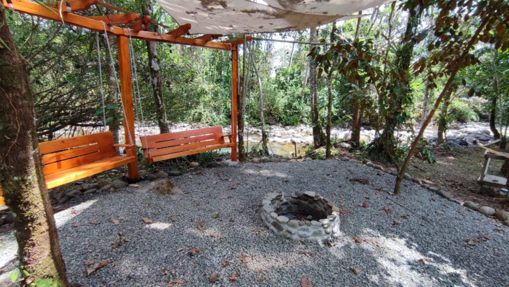 Yoga platform at Villa Cocos La Fortuna